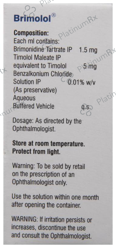 Brimolol 1.5/5mg Eye Drop 5ml