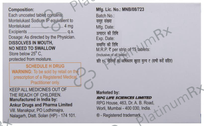 Romilast L 5 2.5/5mg Tablet 10s