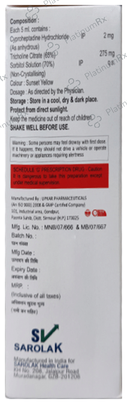 Sarocypro Syrup