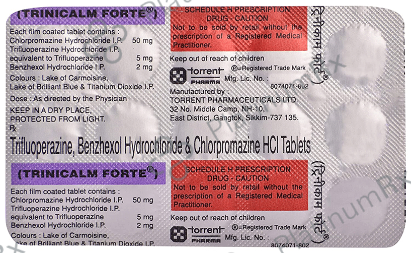Trinicalm Forte Tablet 15s