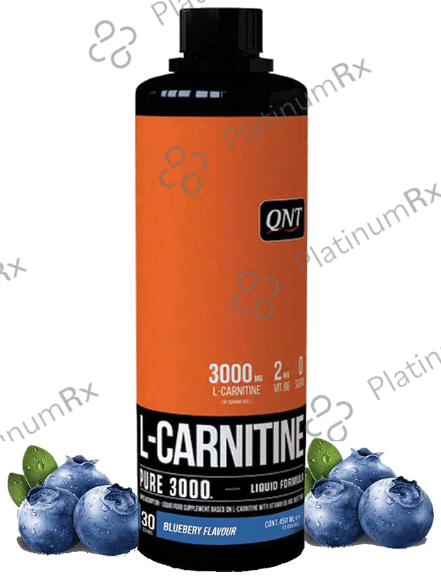 QNT L-Carnitine 3000mg Liquid Blueberry