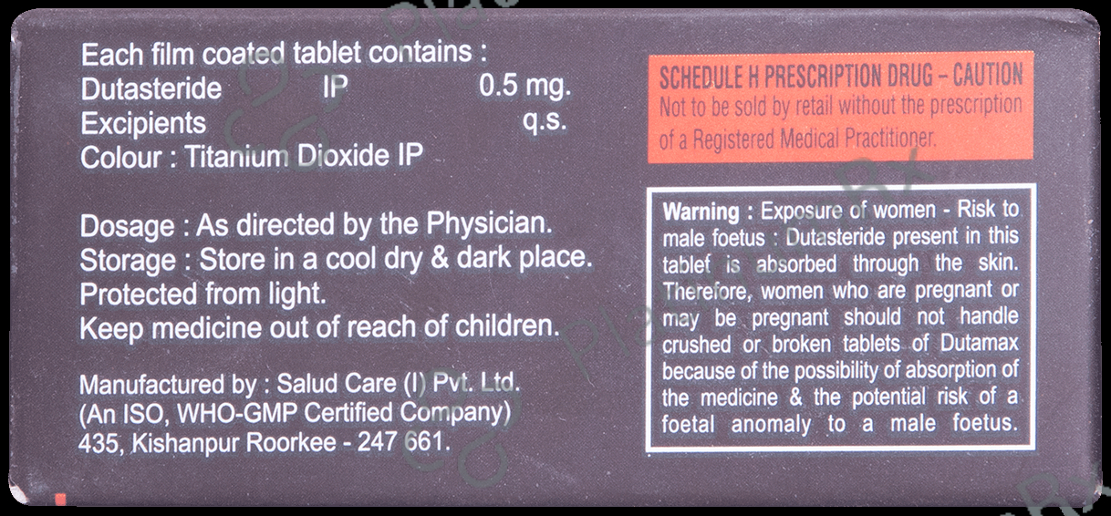 Dutamax 0.5mg Tablet 10s