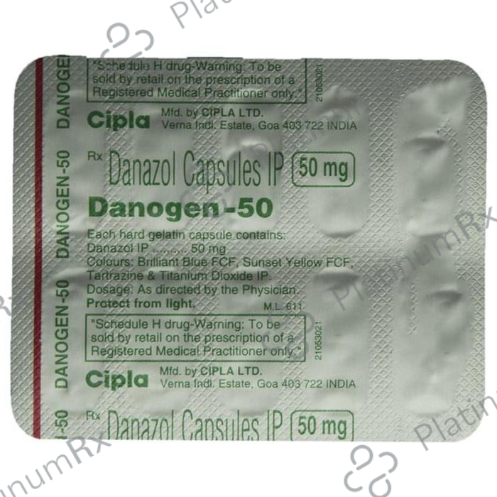 Danogen 50mg Capsule 10s