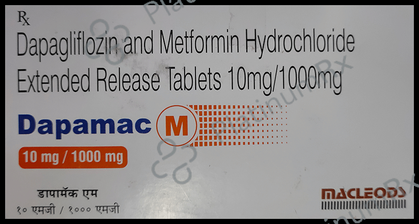 Dapamac M 10mg/1000mg Tablet ER