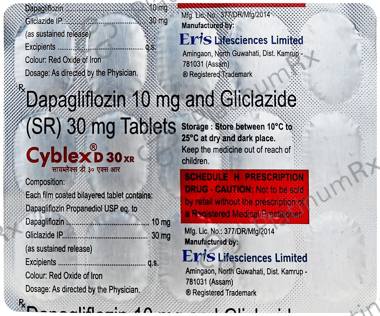 Cyblex D 10/30mg XR Tablet 15s