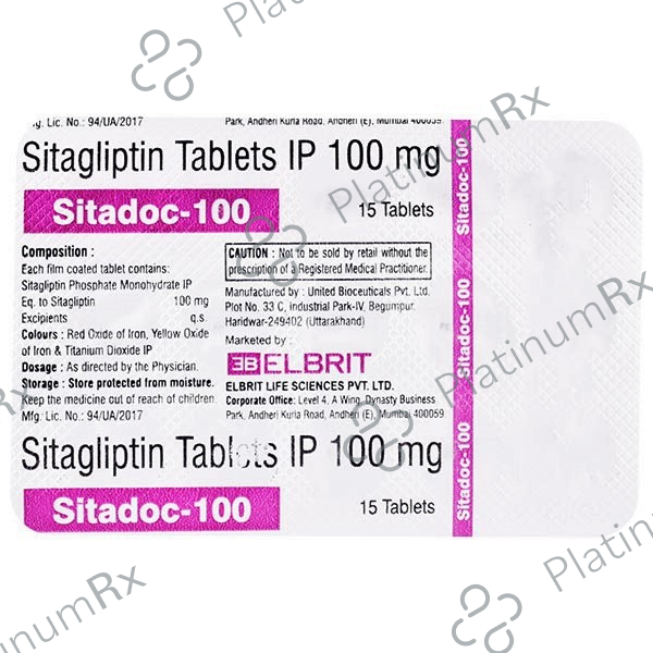 Sitadoc 100mg Tablet 15s