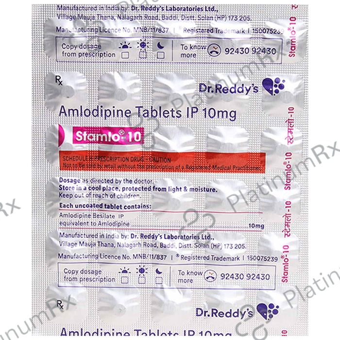 Stamlo 10mg Tablet 30s