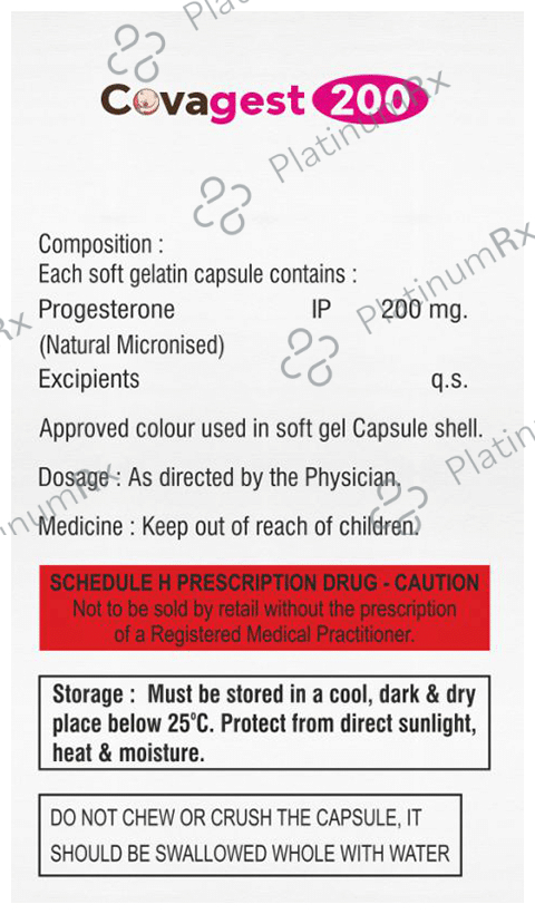Covagest 200 Soft Gelatin Capsule