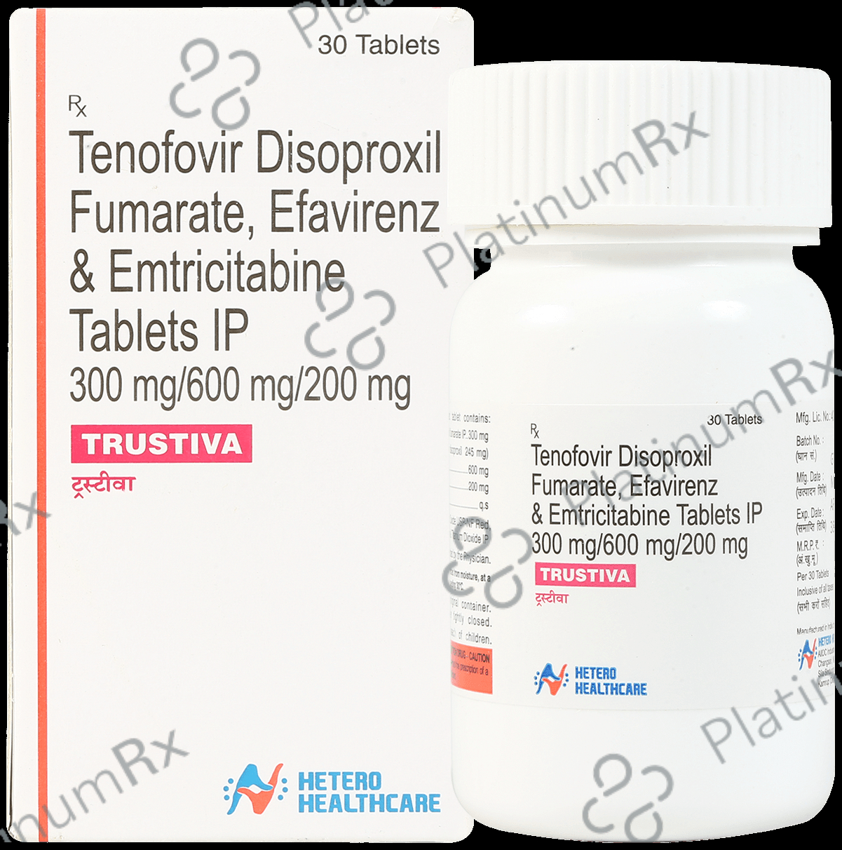 Trustiva 600/200/300mg Tablet 30s