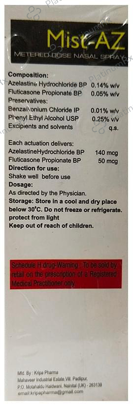Mist-AZ Metered Dose Nasal Spray