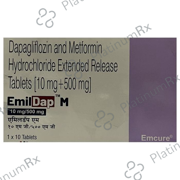 Emildap M 10/500mg Tablet ER 10s