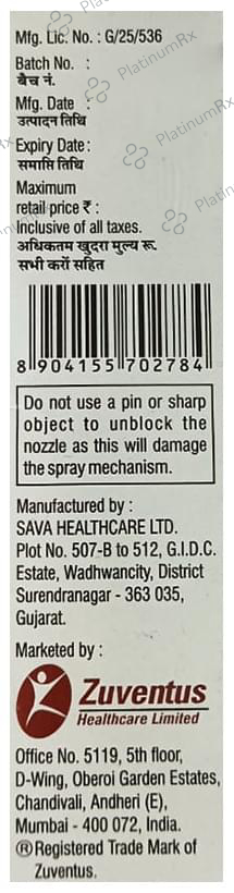 Floresp AZ 140/27.5mcg Nasal Spray 1s