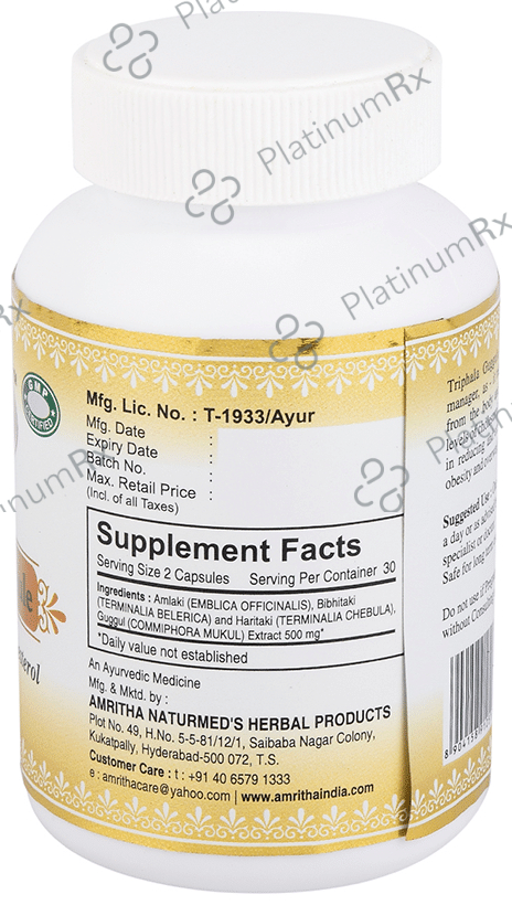 Naturmed's Triphala Guggul Capsule
