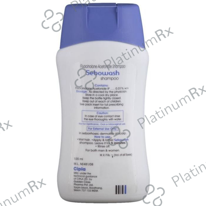 Sebowash Shampoo 100 Shampoo