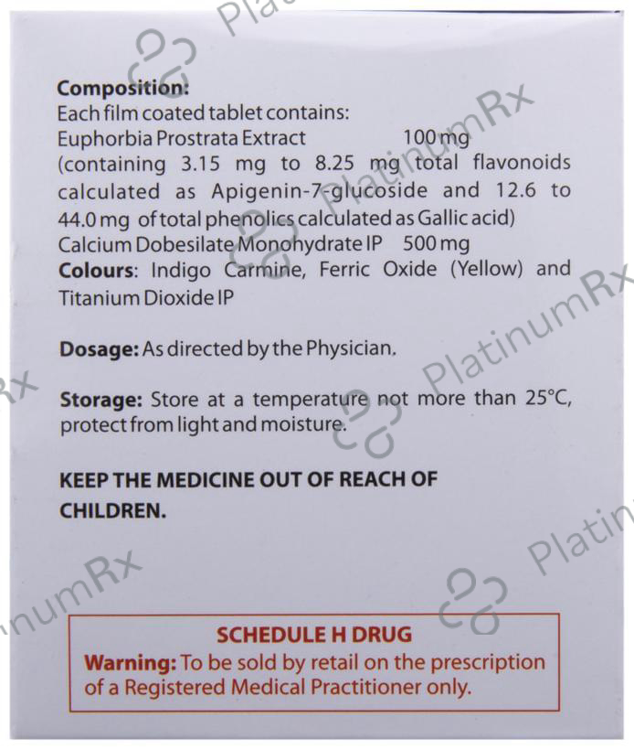 Thank OD Forte 500/100mg Tablet 7s