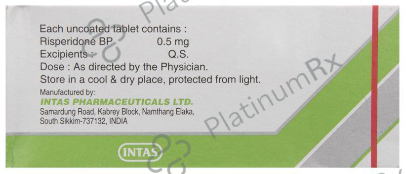 Risdone MT 0.5 Tablet MD 10s