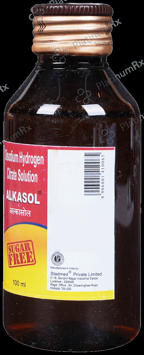 Alkasol Oral Solution Sugar Free 100 Oral Solution