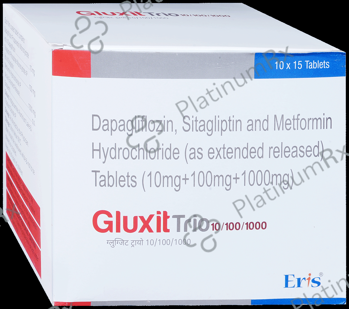 Gluxit Trio 10/1000/100mg Tablet ER 15s