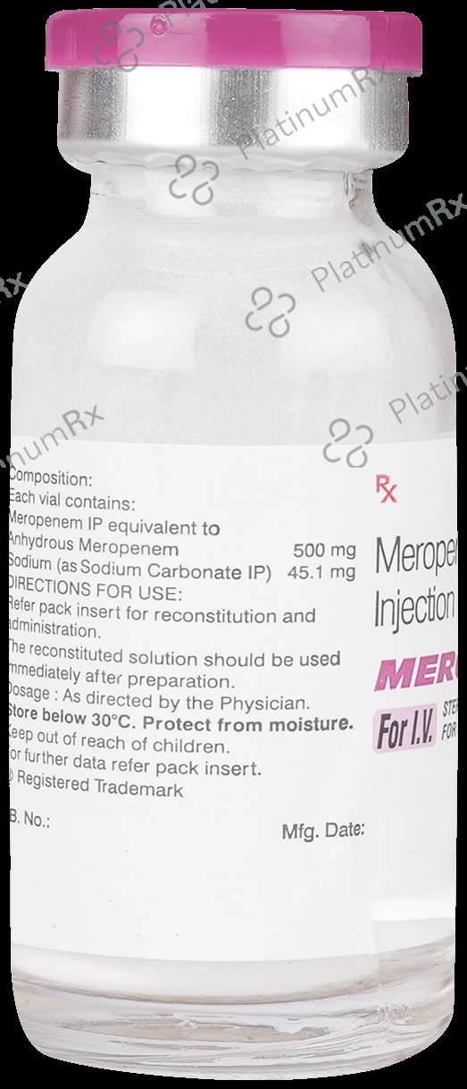 Mero 500mg Powder for Injection 1s