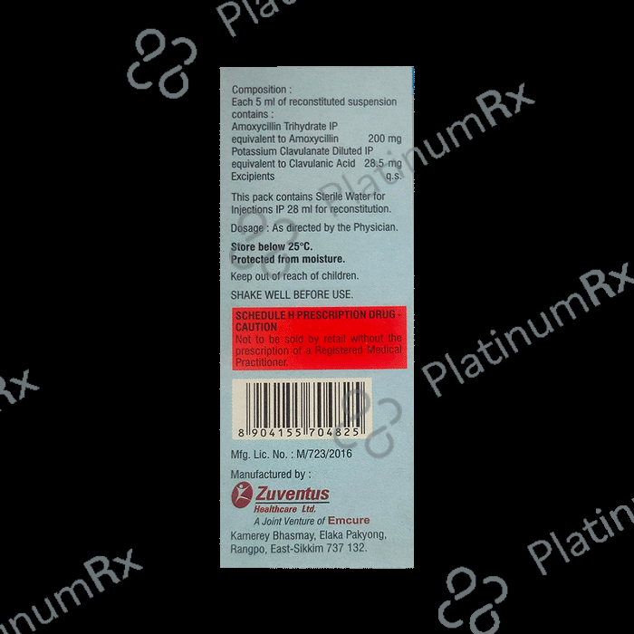 Augpen HS 200/28.5mg Suspension 30ml