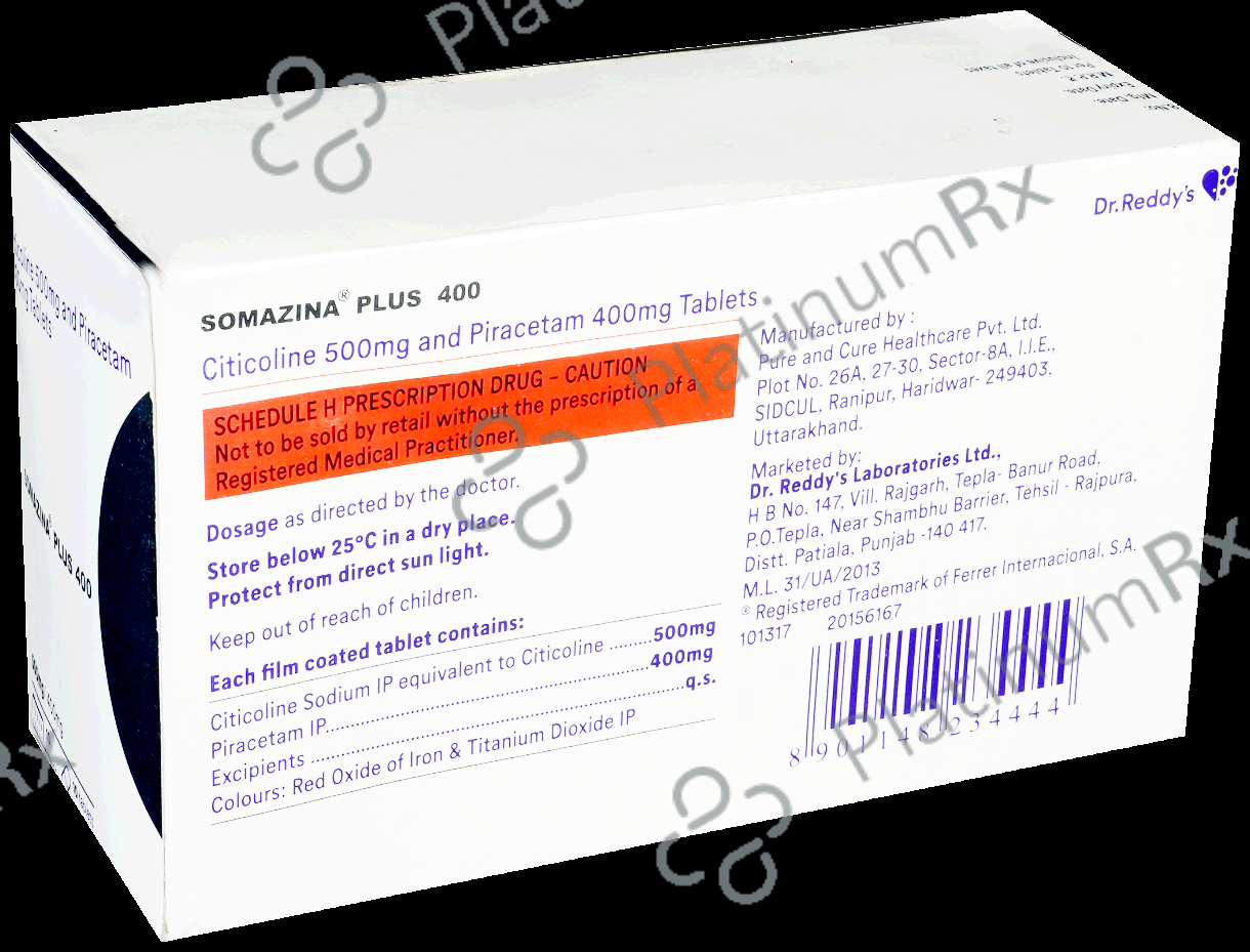 Somazina Plus 400/500mg Tablet 10s