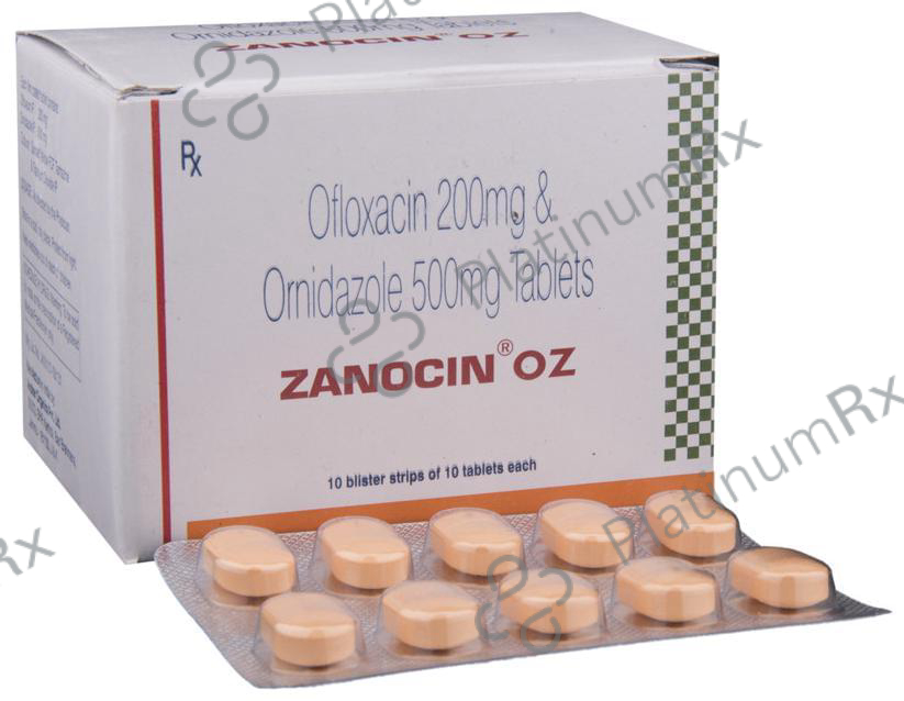 Zanocin OZ 200/500mg Tablet 10s