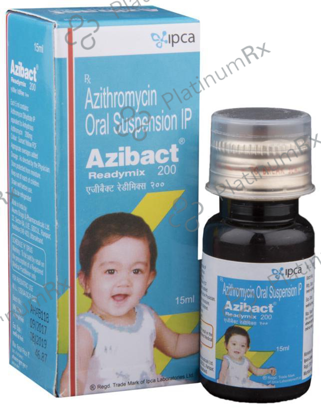 Azibact 200mg Readymix Oral Suspension 15ml
