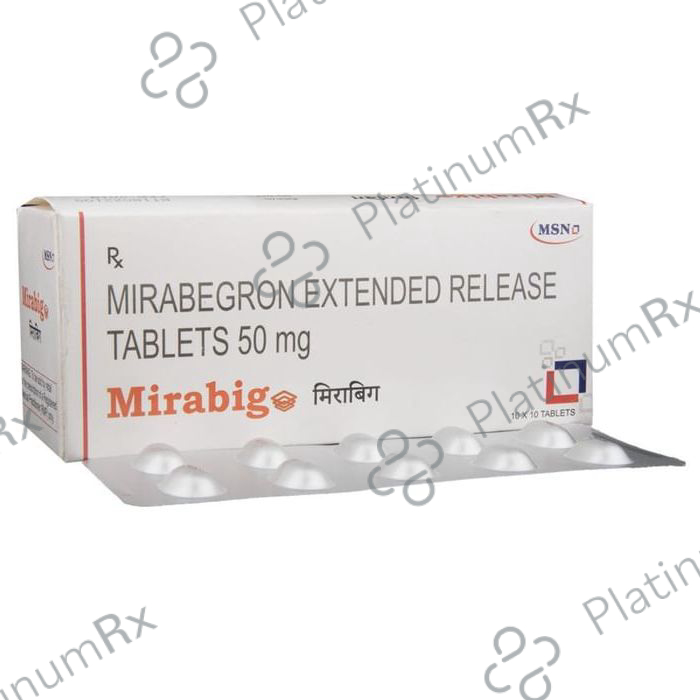 Mirabig ER 50mg Tablet 10s