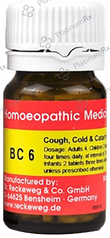 Dr. Reckeweg Bio-Combination 6 (BC 6) Tablet