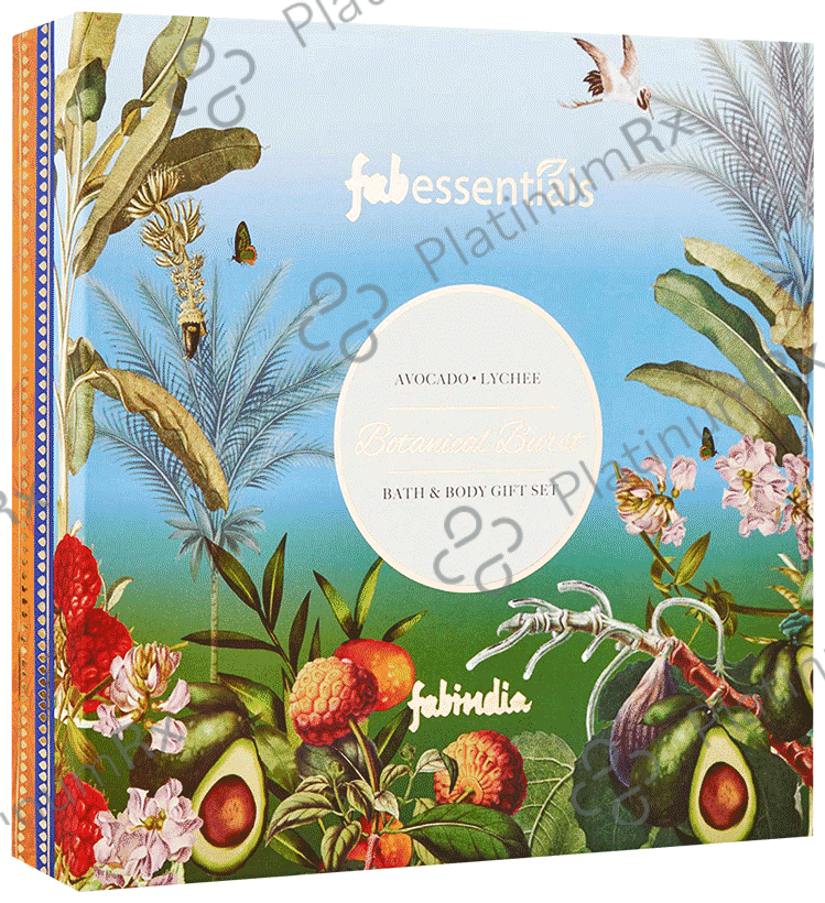 Fabessentials Avocado Lychee Botanical Burst Bath & Body Gift Set