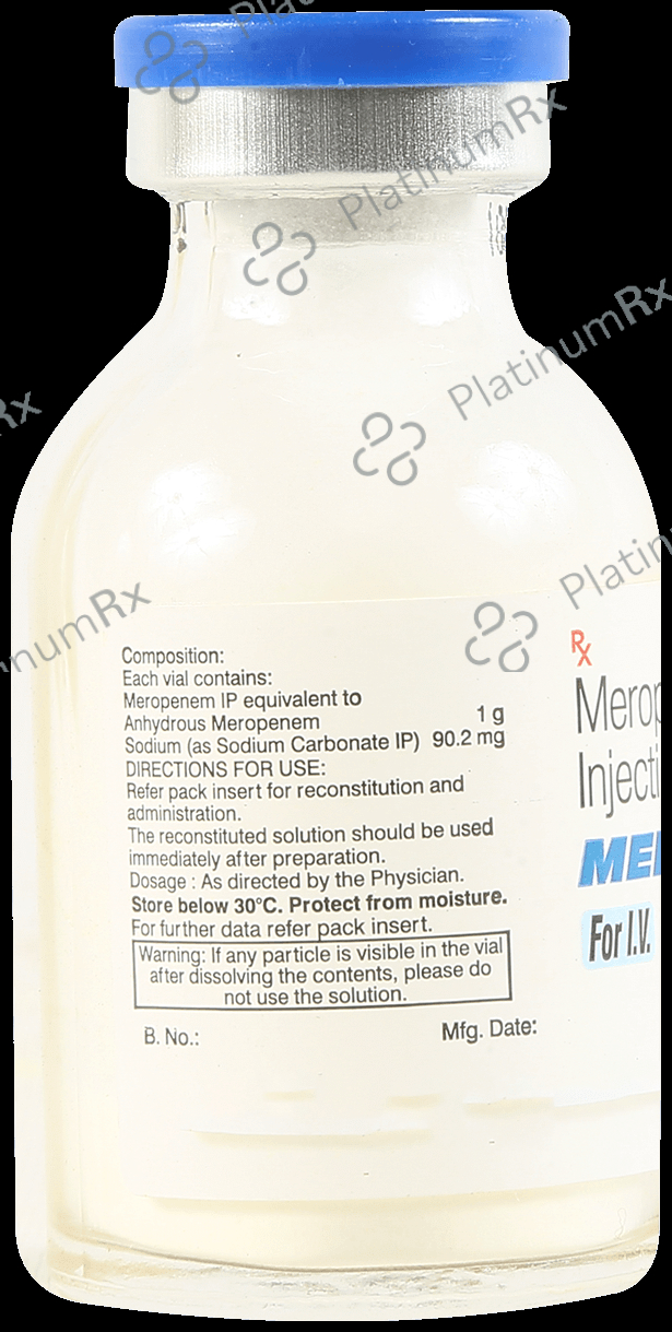 Mero 1gm Injection 1s
