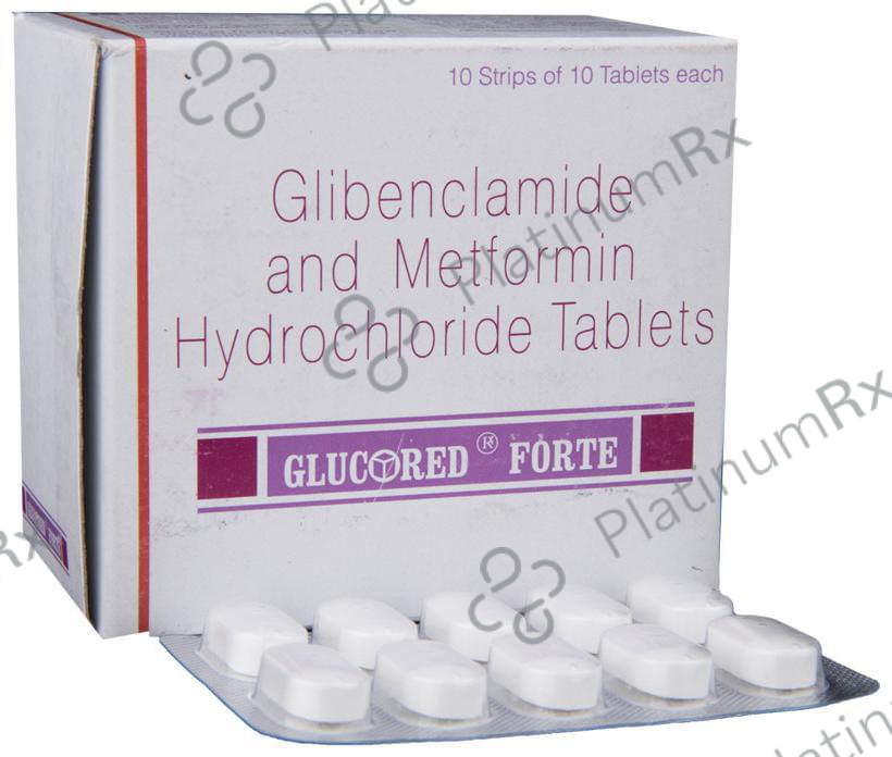 Glucored Forte 5/500mg Tablet 10s