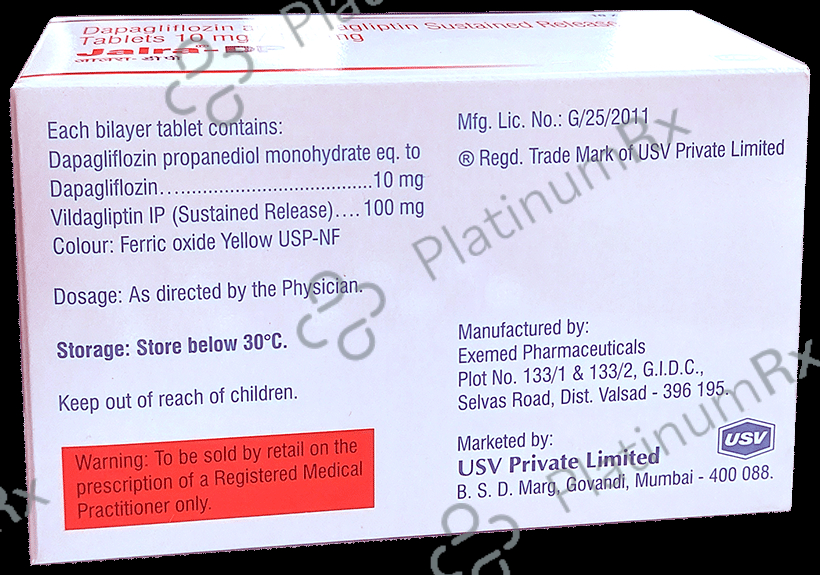 Jalra DP 10/100mg Tablet SR 10s