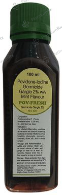 Pov-Fresh Germicide Gargle Mint