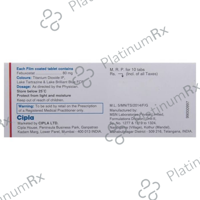 Febucip 80 Tablet