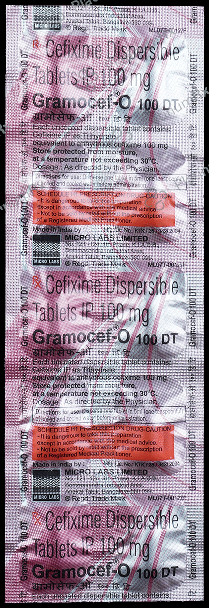 Gramocef O DT 100mg Tablet 10s