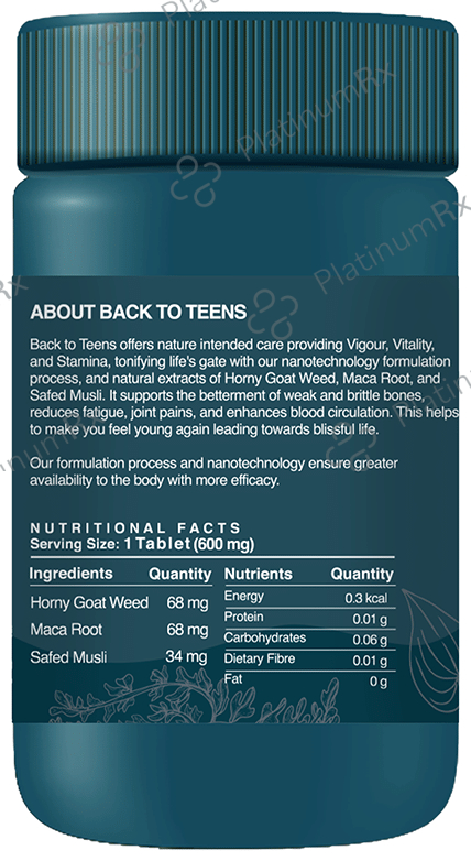 Zeroharm Sciences Back to Teens Tablet