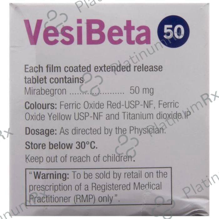 VesiBeta 50mg Tablet ER 10s