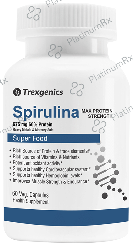 Trexgenics Spirulina Veg Capsule