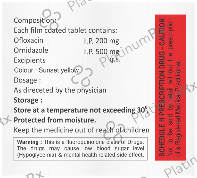 Zuboflox OZ 200mg/500mg Tablet