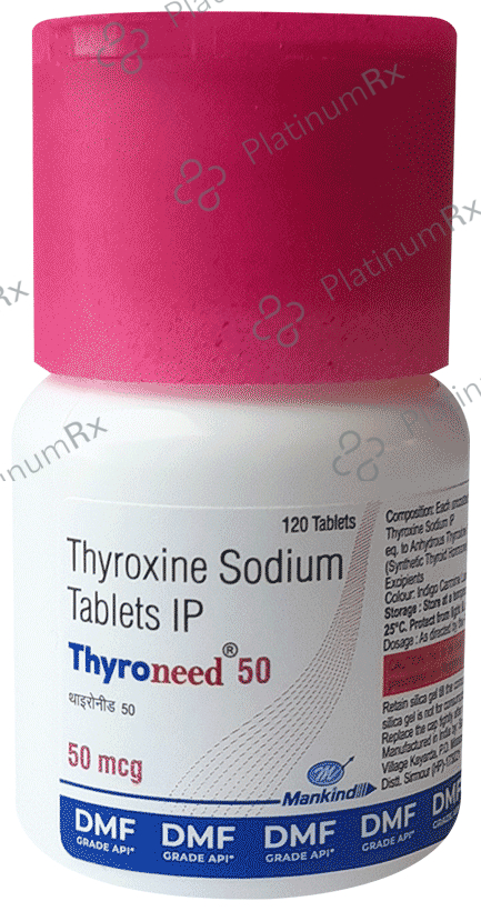 Thyroneed 50mcg Tablet 120s