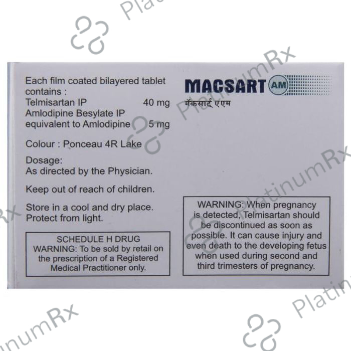 Macsart AM 40/5mg Tablet 10s