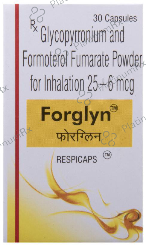 Forglyn 6/25mcg Respicap 30s