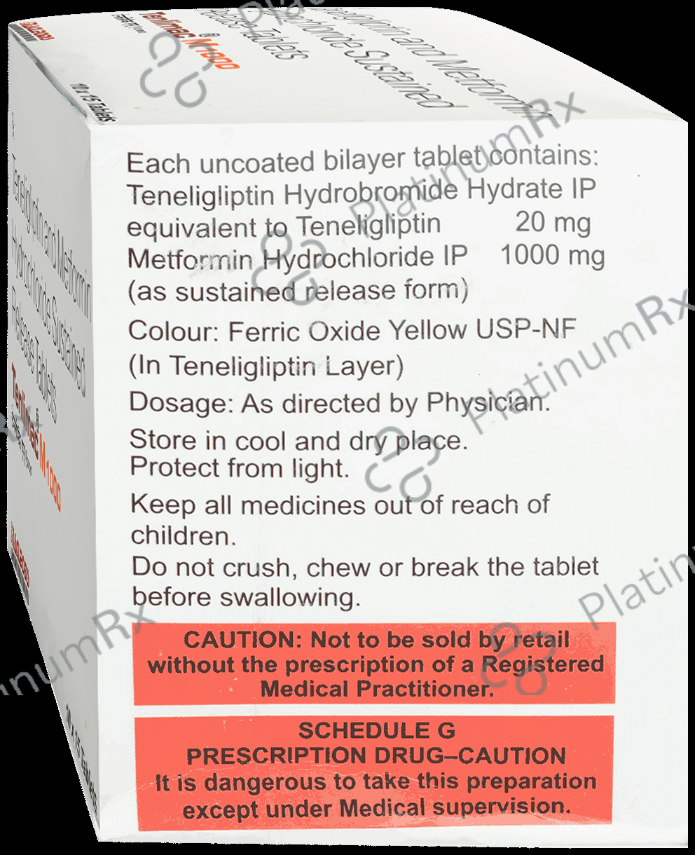 Tenlimac M 1000/20mg Tablet SR 15s