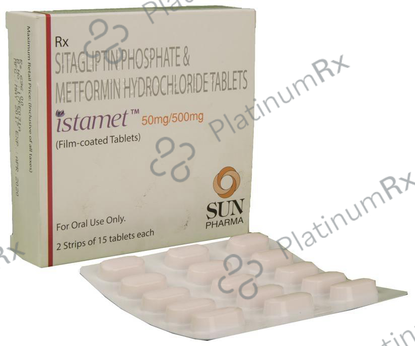 Istamet 50/500mg Tablet 15s