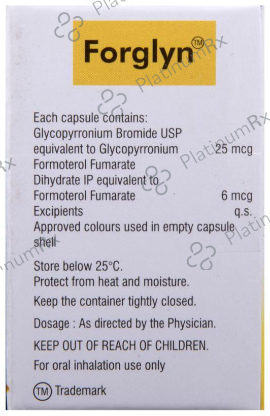 Forglyn 6/25mcg Respicap 30s