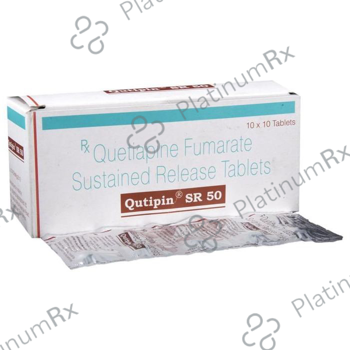 Qutipin SR 50mg Tab PR 10s