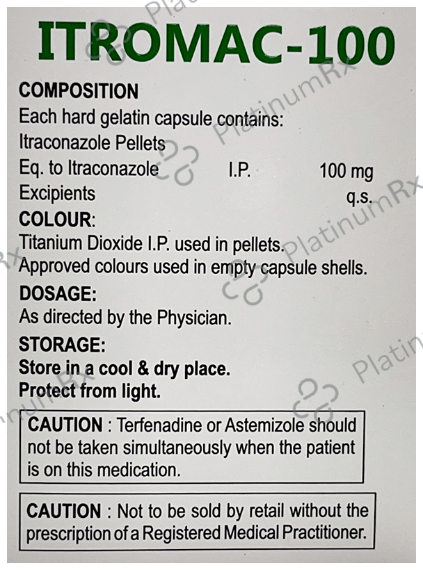 Itromac 100 Capsule