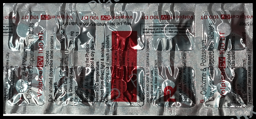 Volpicef CV 100 DT Tablet