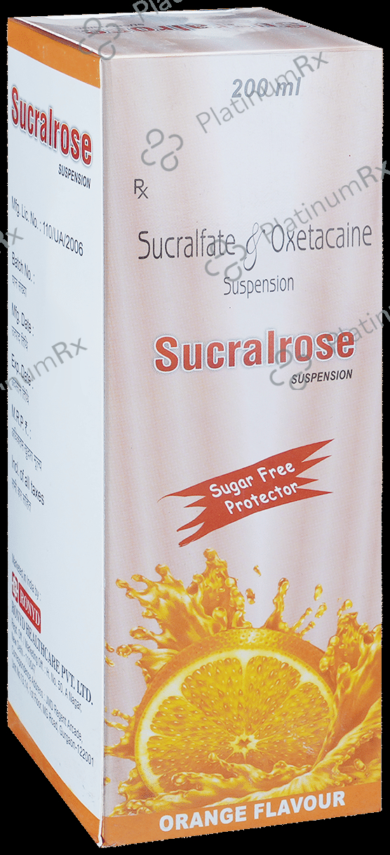 Sucralrose Suspension Orange Sugar Free